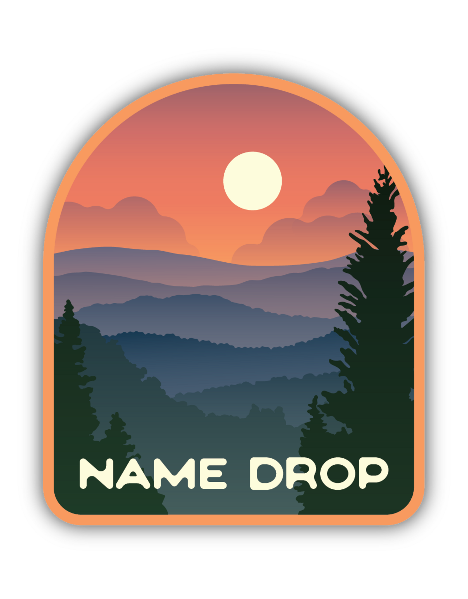 Stickers Northwest Kamloops Be Wild Vista Sticker