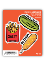 Stickers Northwest Salty Food Mini Sticker Trio