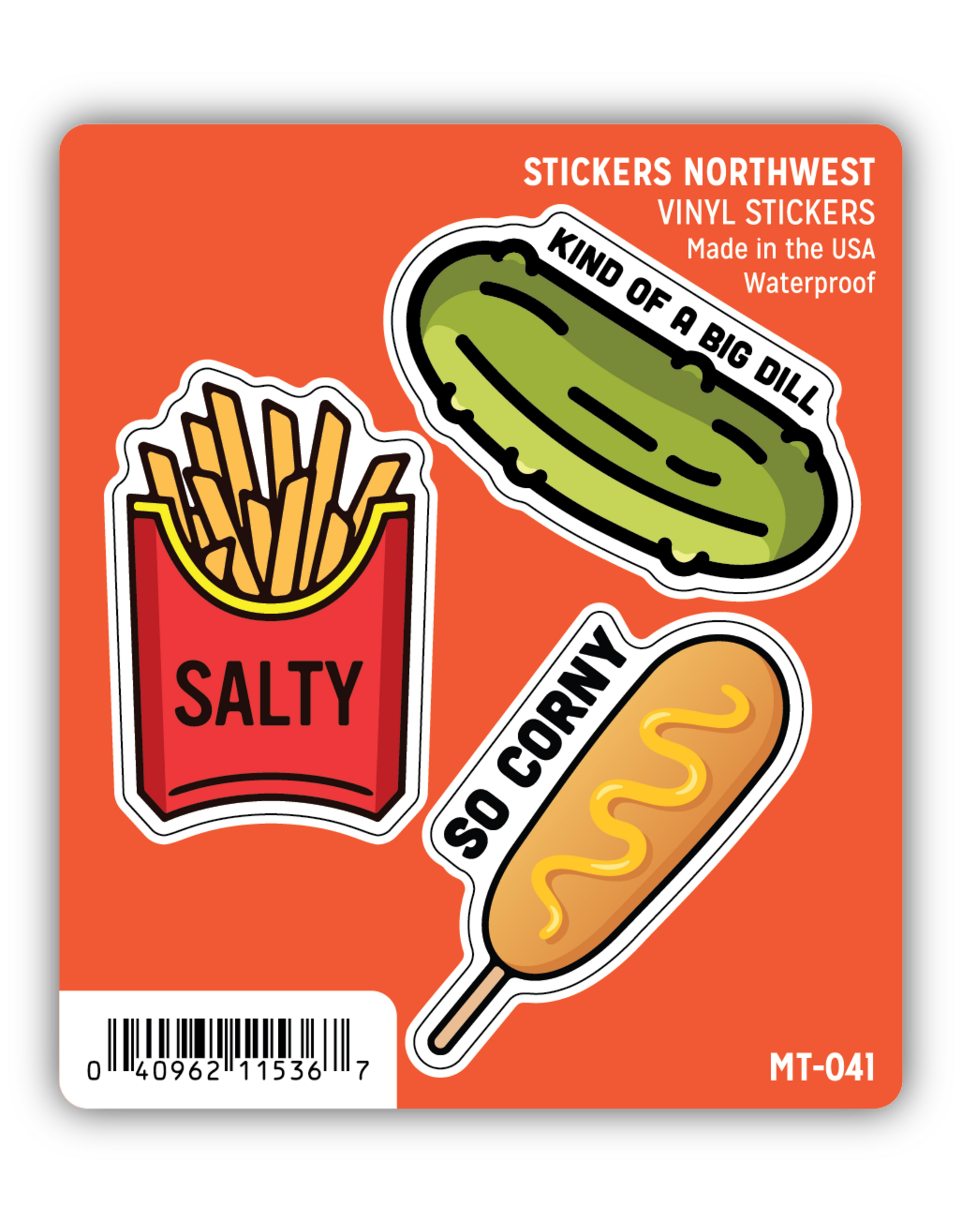 Stickers Northwest Salty Food Mini Sticker Trio