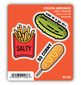 Stickers Northwest Salty Food Mini Sticker Trio