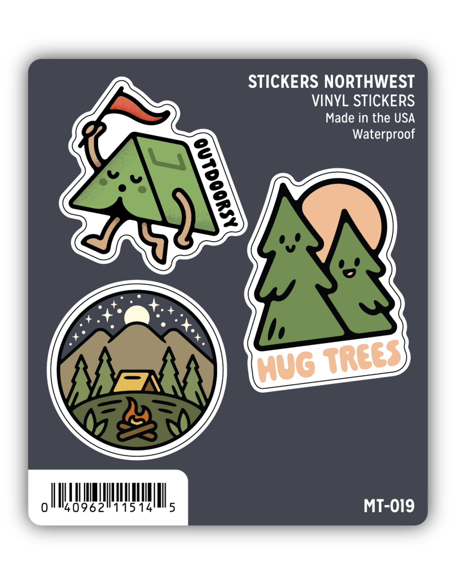 Stickers Northwest Camping Mini Sticker Trio