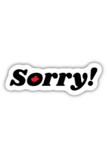 Stickers Northwest Sorry Maple Leaf Sticker