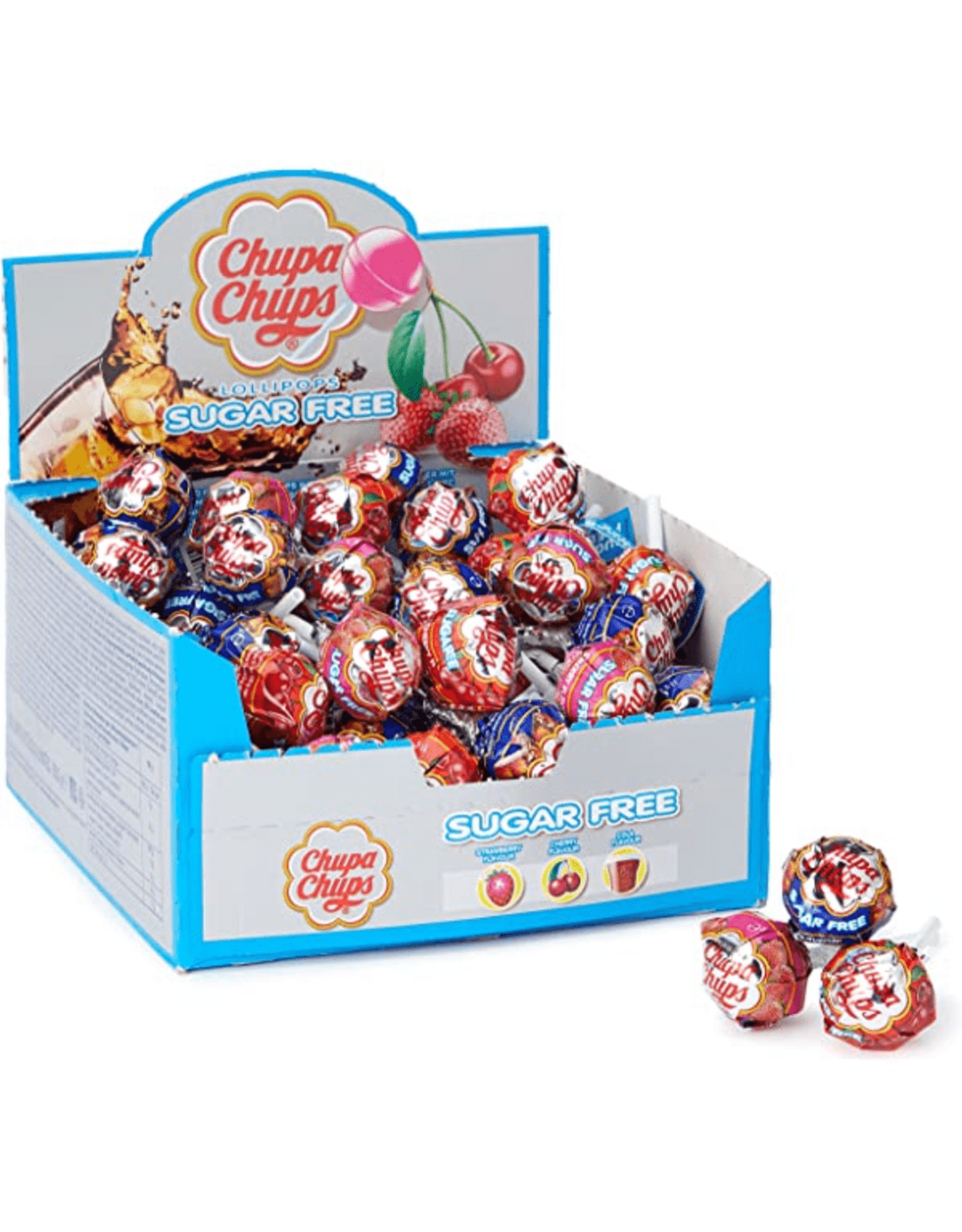Chupa Chups Lollipops Sugar Free (British)