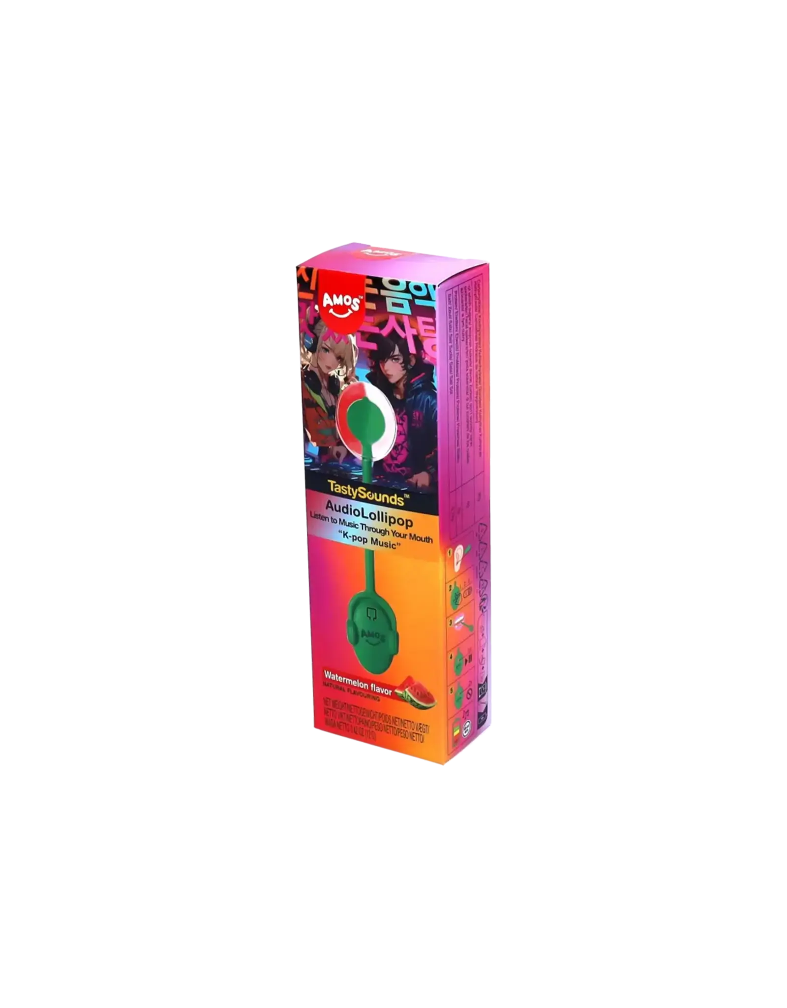 Amos Tastysounds Kpop Music Audio Lollipop - Watermelon