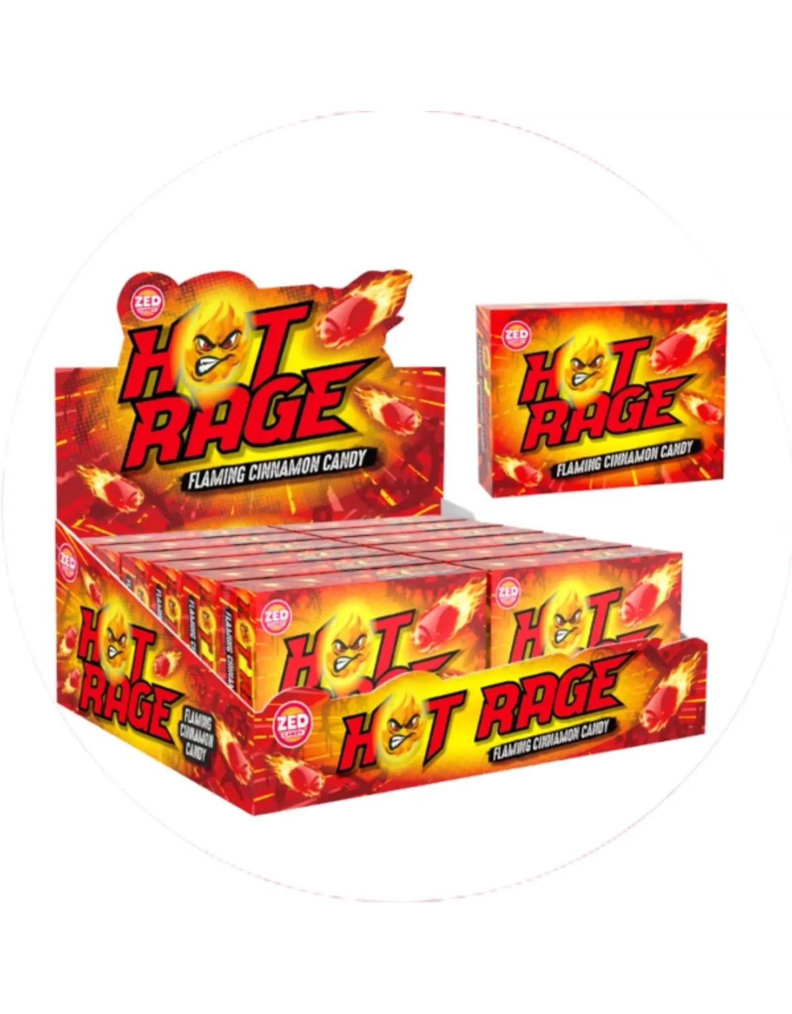 Zed Hot Rage Flaming Cinnamon Candy Theater Box