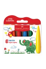 Faber Castell Little Creatives 6 Easy Grip Finger Crayons