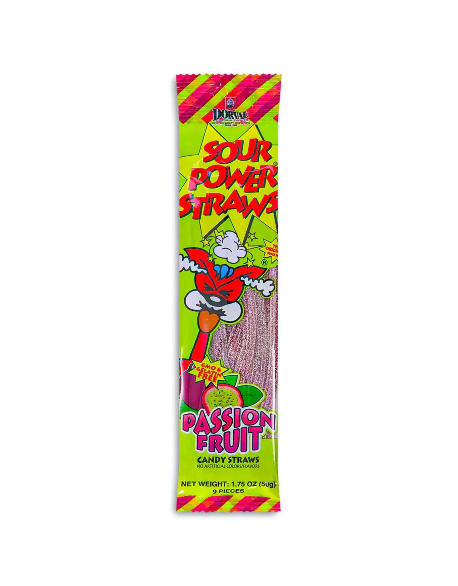 Sour Power Straws - Passion Fruit