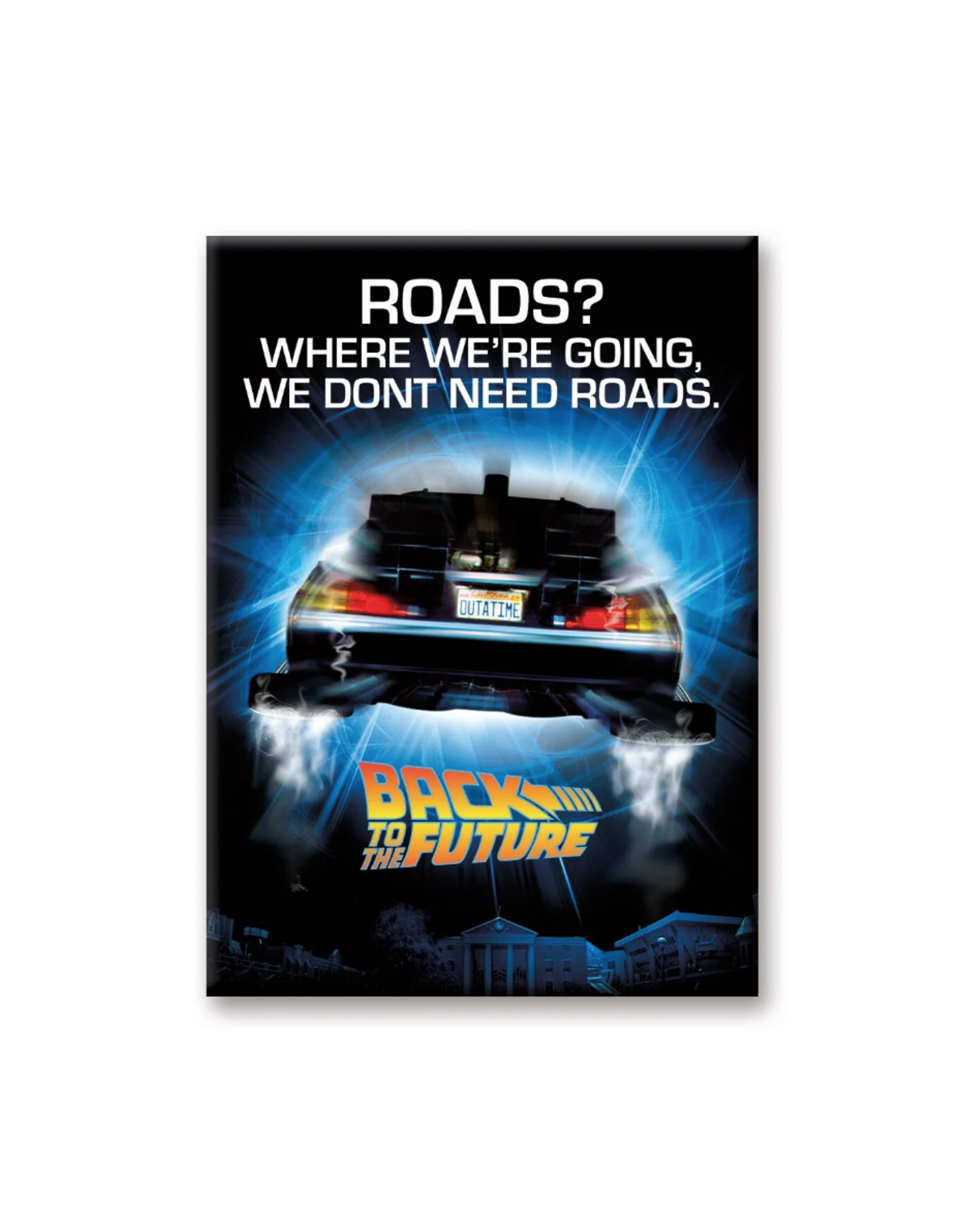 NMR Back To The Future Roads Flat Magnet