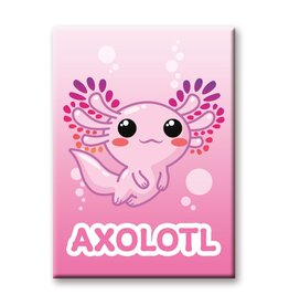 NMR Axolotl – Pink Flat Magnet