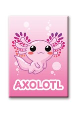 NMR Axolotl – Pink Flat Magnet
