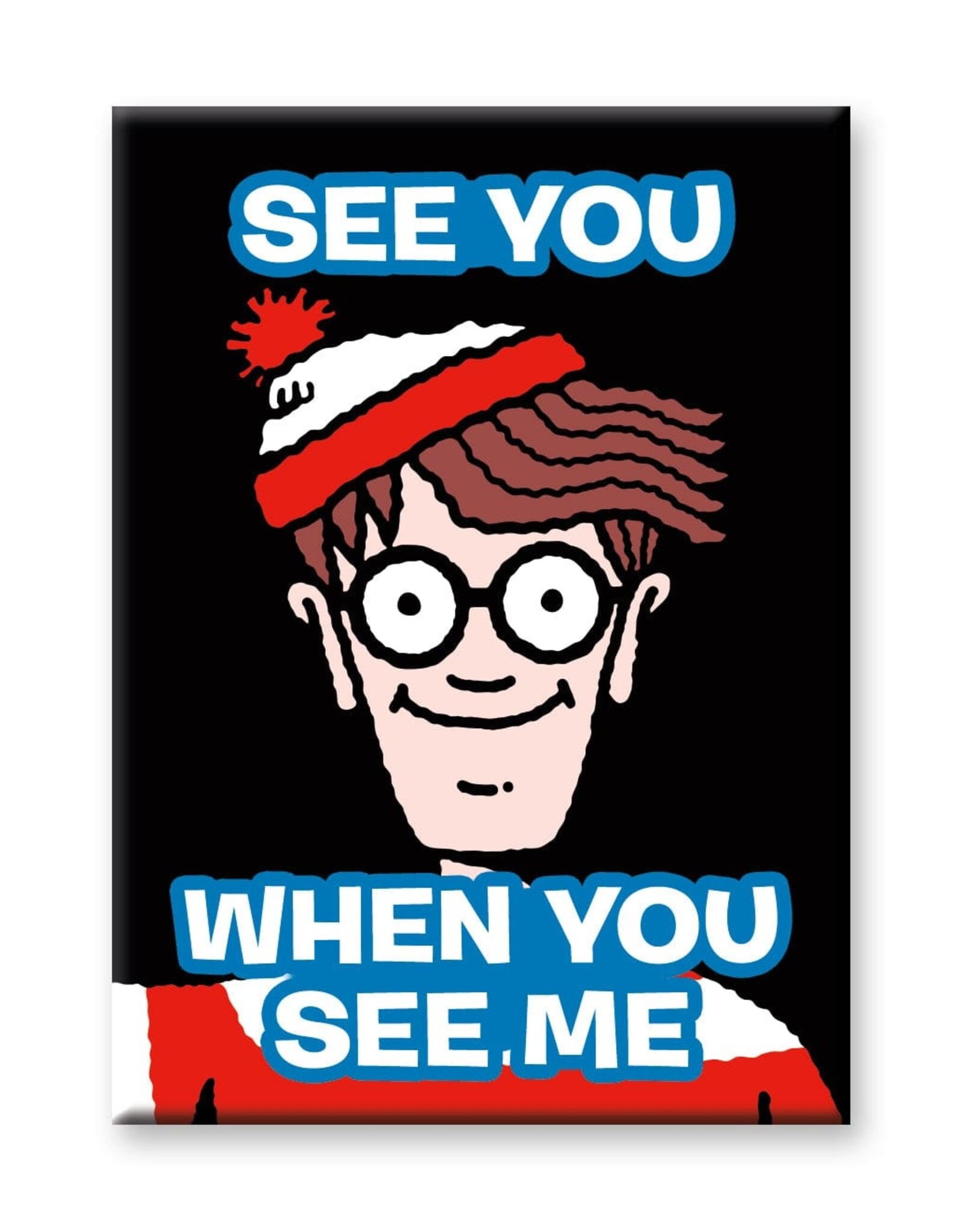 NMR Where’s Waldo? – See You When You See Me Flat Magnet