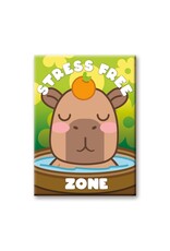 NMR Capybara – Stress Free Zone Flat Magnet