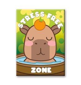 NMR Capybara – Stress Free Zone Flat Magnet