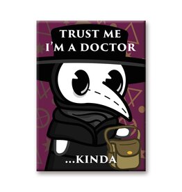 NMR Plague Doctor – I’m a Doctor Kinda Flat Magnet