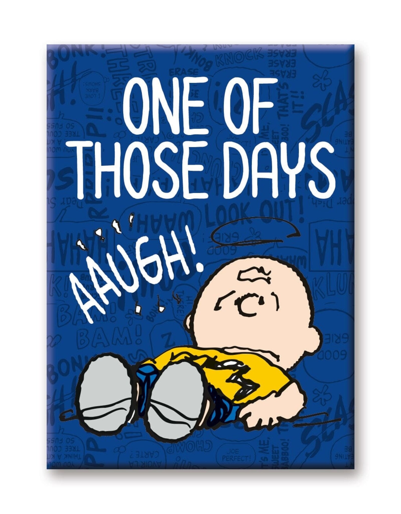 NMR Peanuts – One Of Those Days Flat Magnet