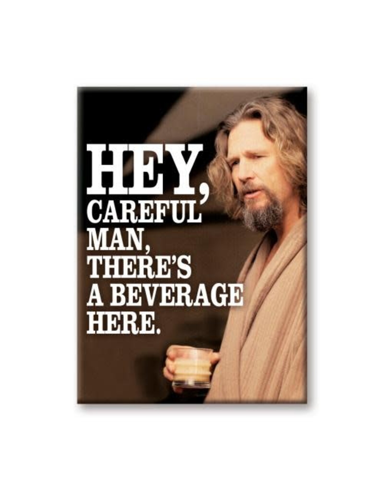 NMR The Big Lebowski - Beverage Flat Magnet