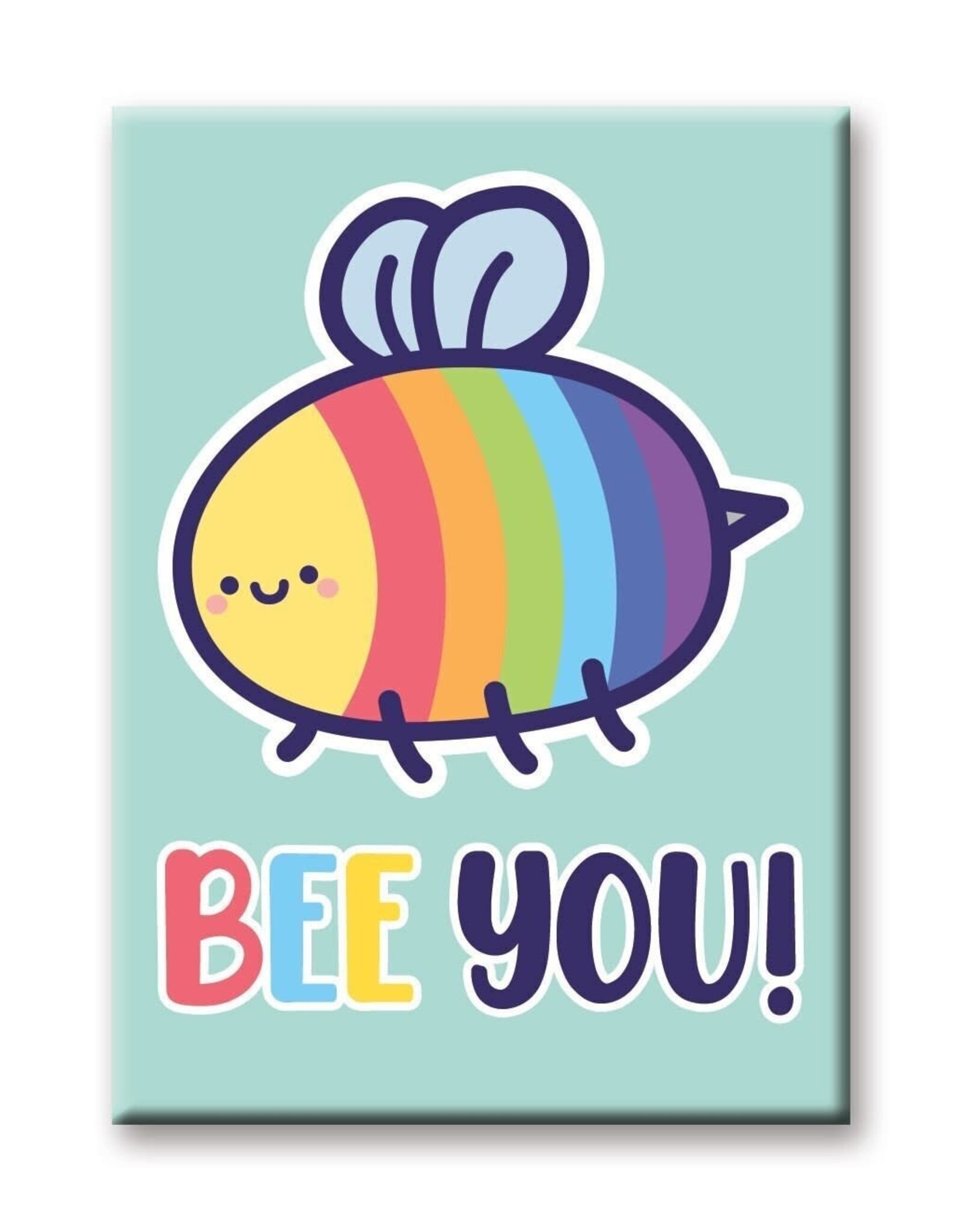 NMR Pride Bee You Flat Magnet