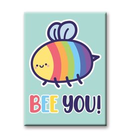 NMR Pride Bee You Flat Magnet