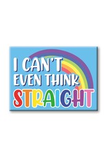 NMR Pride Can't Think Straight Flat Magnet