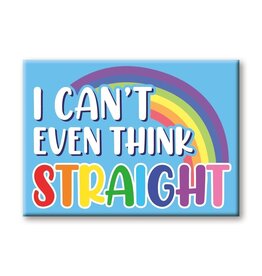 NMR Pride Can't Think Straight Flat Magnet