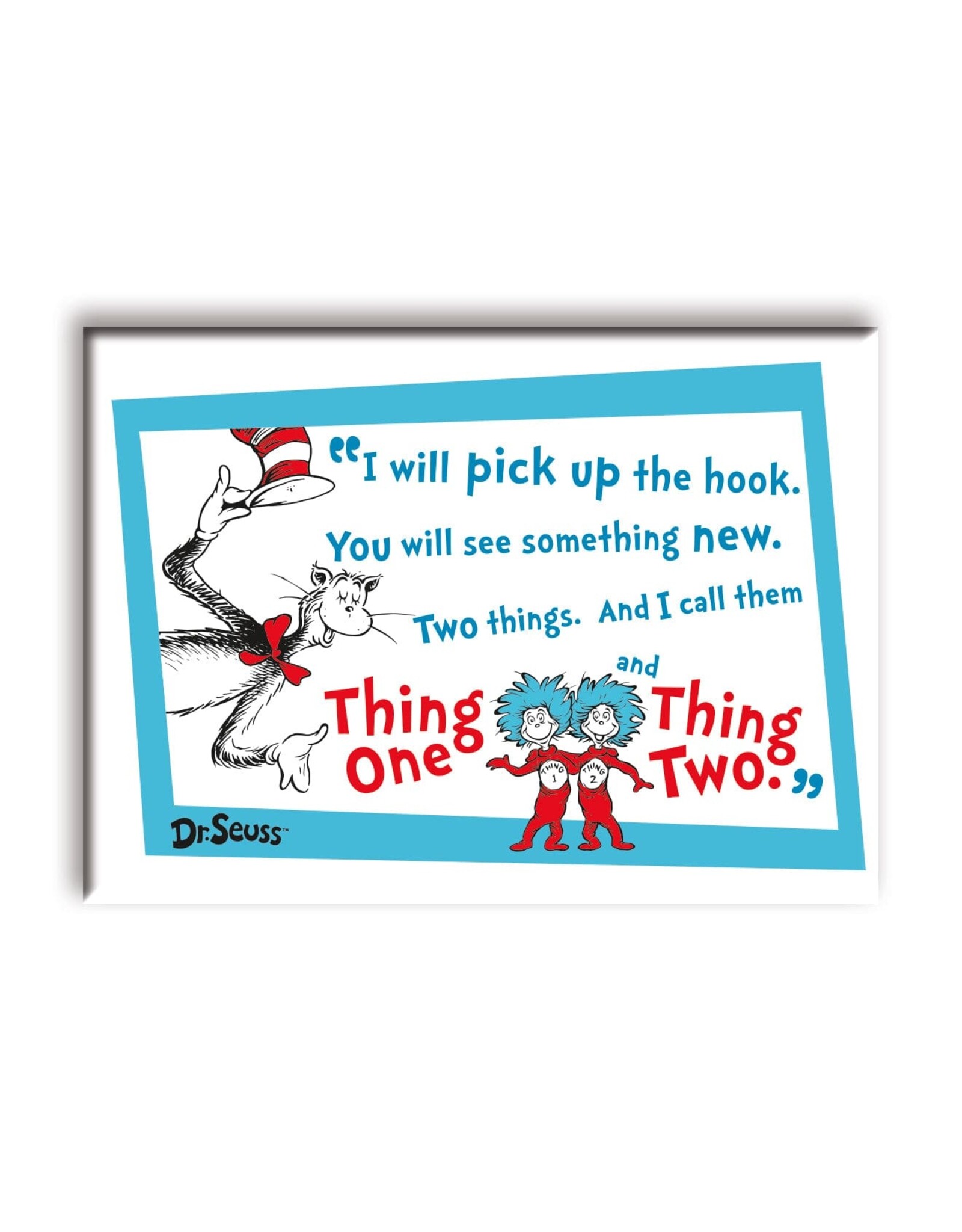 NMR Cat in The Hat – Something New Flat Magnet