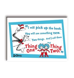 NMR Cat in The Hat – Something New Flat Magnet