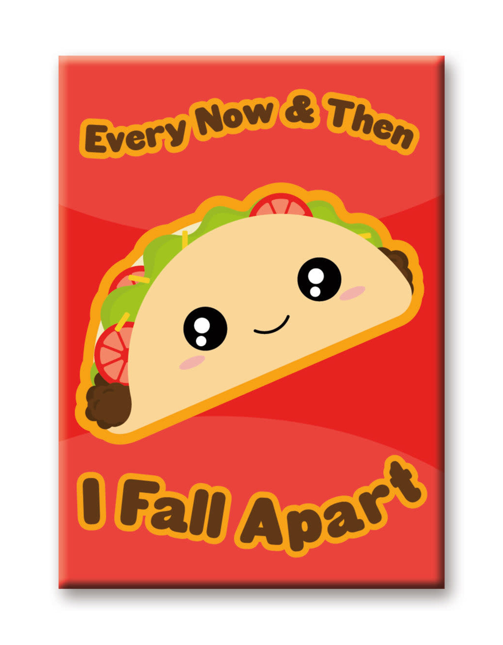 NMR Kawaii Foods Taco Flat Magnet