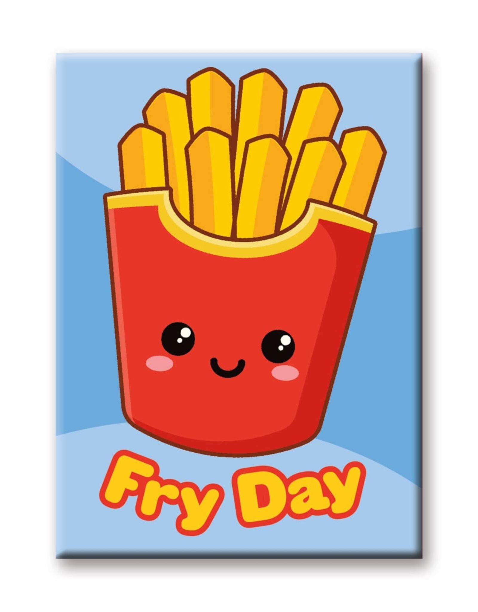 NMR Kawaii Foods – Fries Flat Magnet