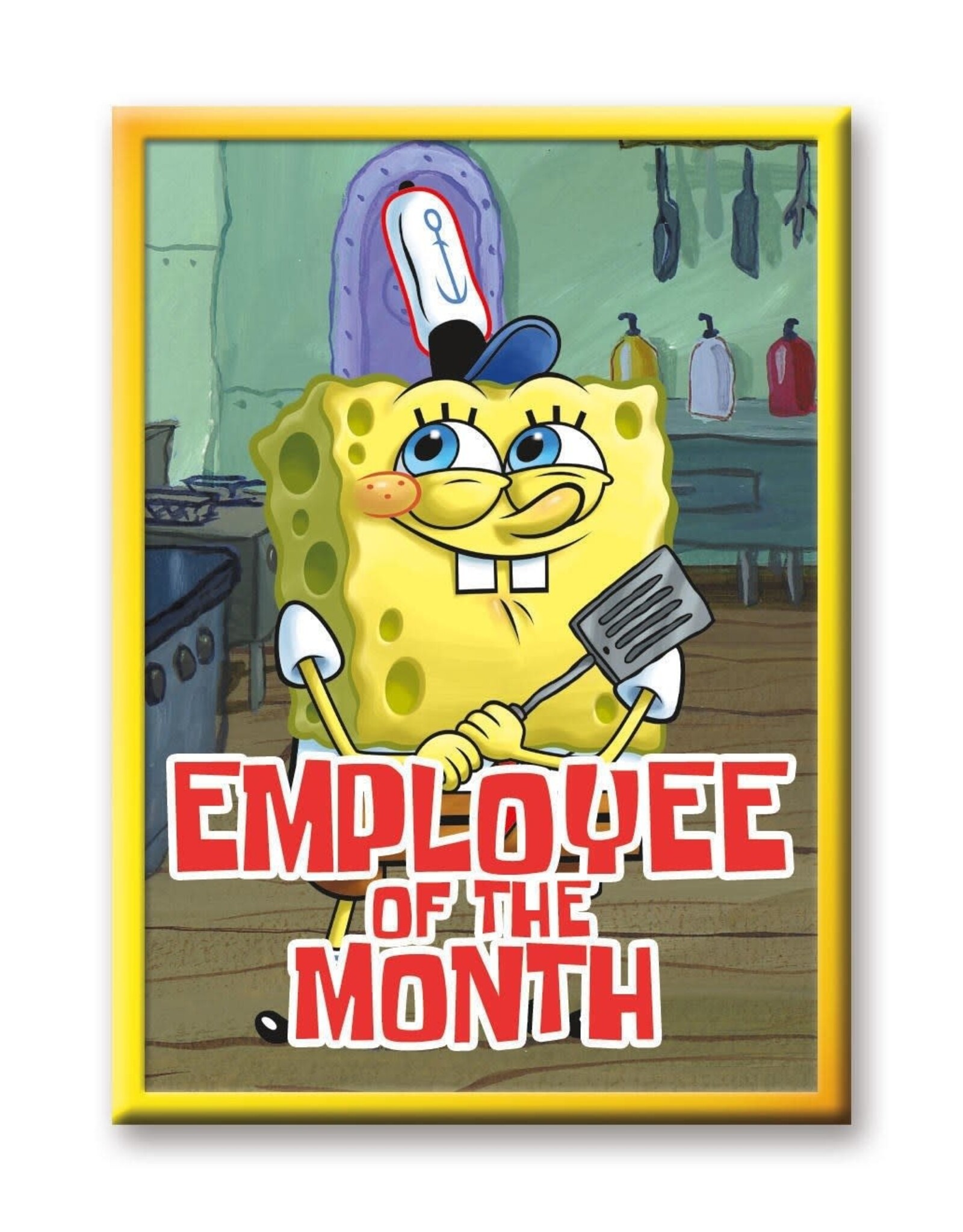 Spongebob - Employee Flat Magnet