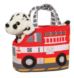 Douglas Fire Truck Sassy Sak with Dalmation