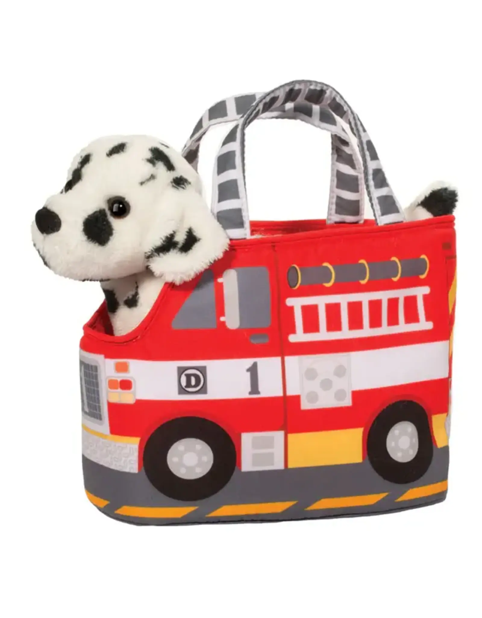 Douglas Fire Truck Sassy Sak with Dalmation