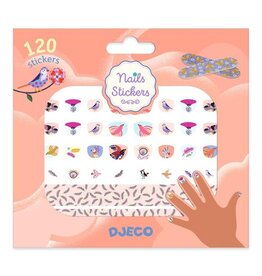 Djeco Nail Stickers - Feathers