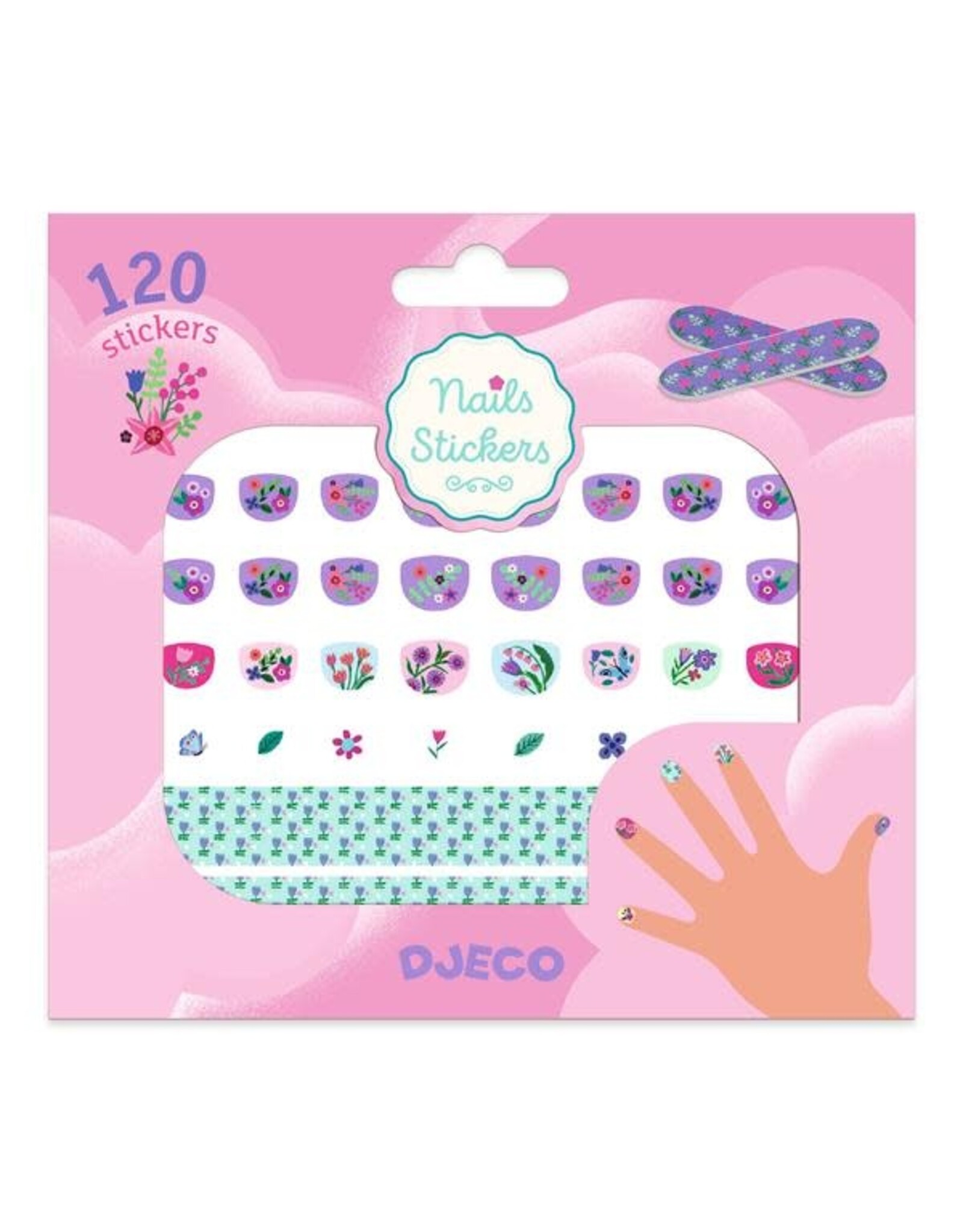 Djeco Nail Stickers - Petite Fleur