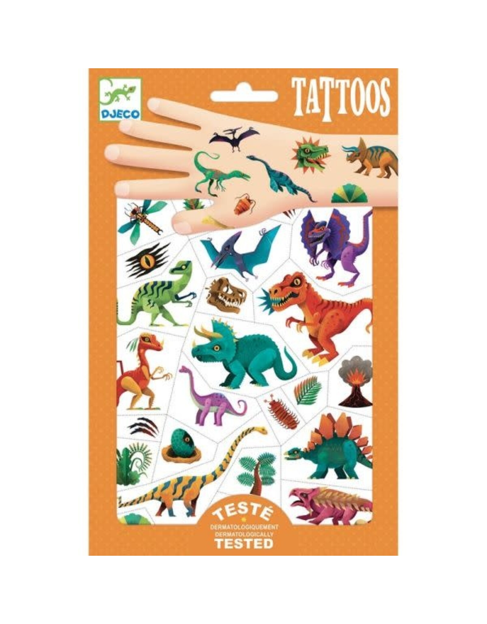 Djeco Tattoos - Dino Club