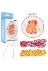 Capybara Cross Stitch Embroidery Kit