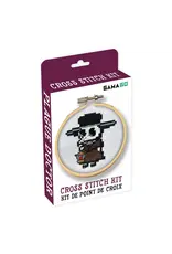 Plague Doctor Cross Stitch Embroidery Kit