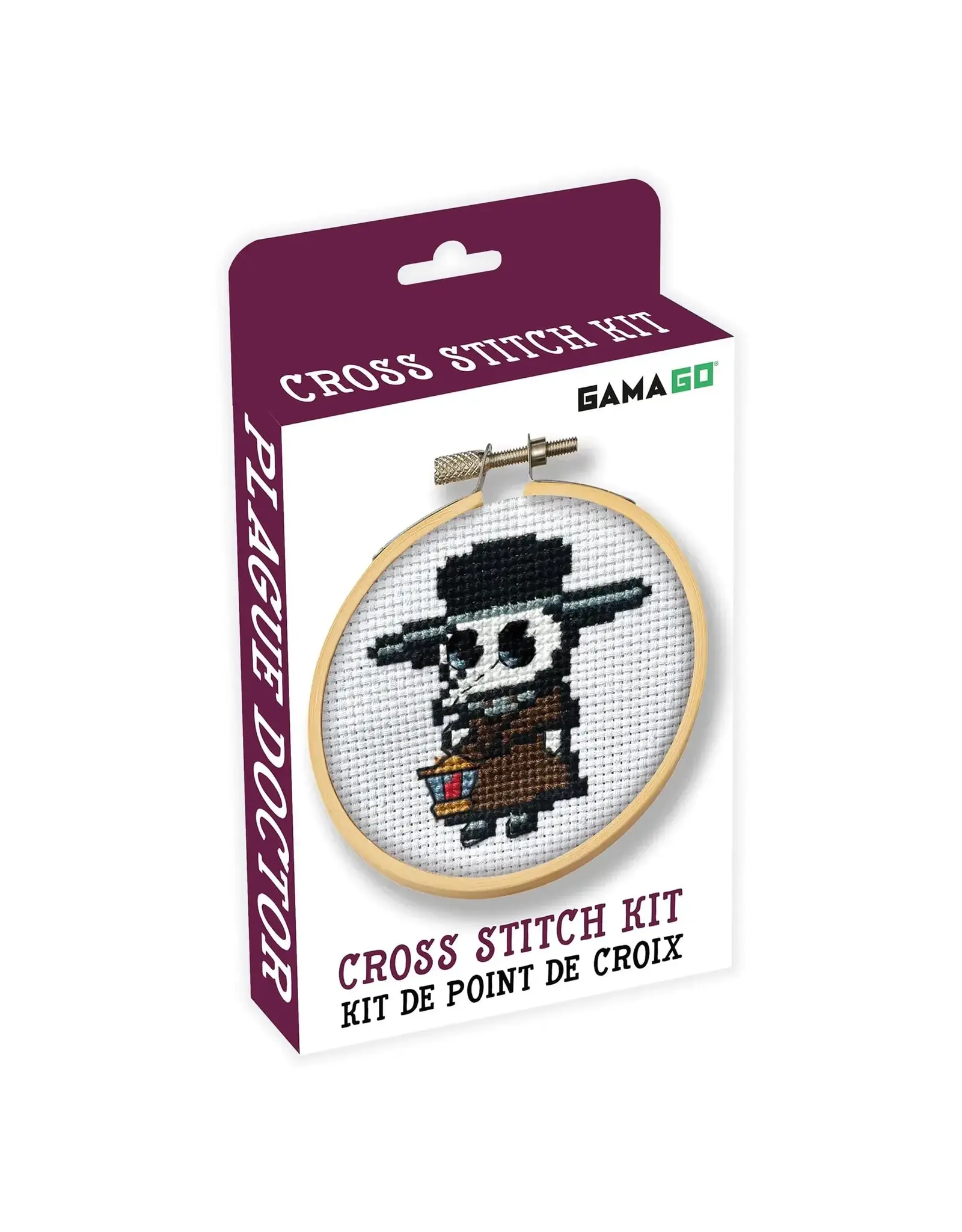 Plague Doctor Cross Stitch Embroidery Kit