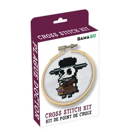 Plague Doctor Cross Stitch Embroidery Kit