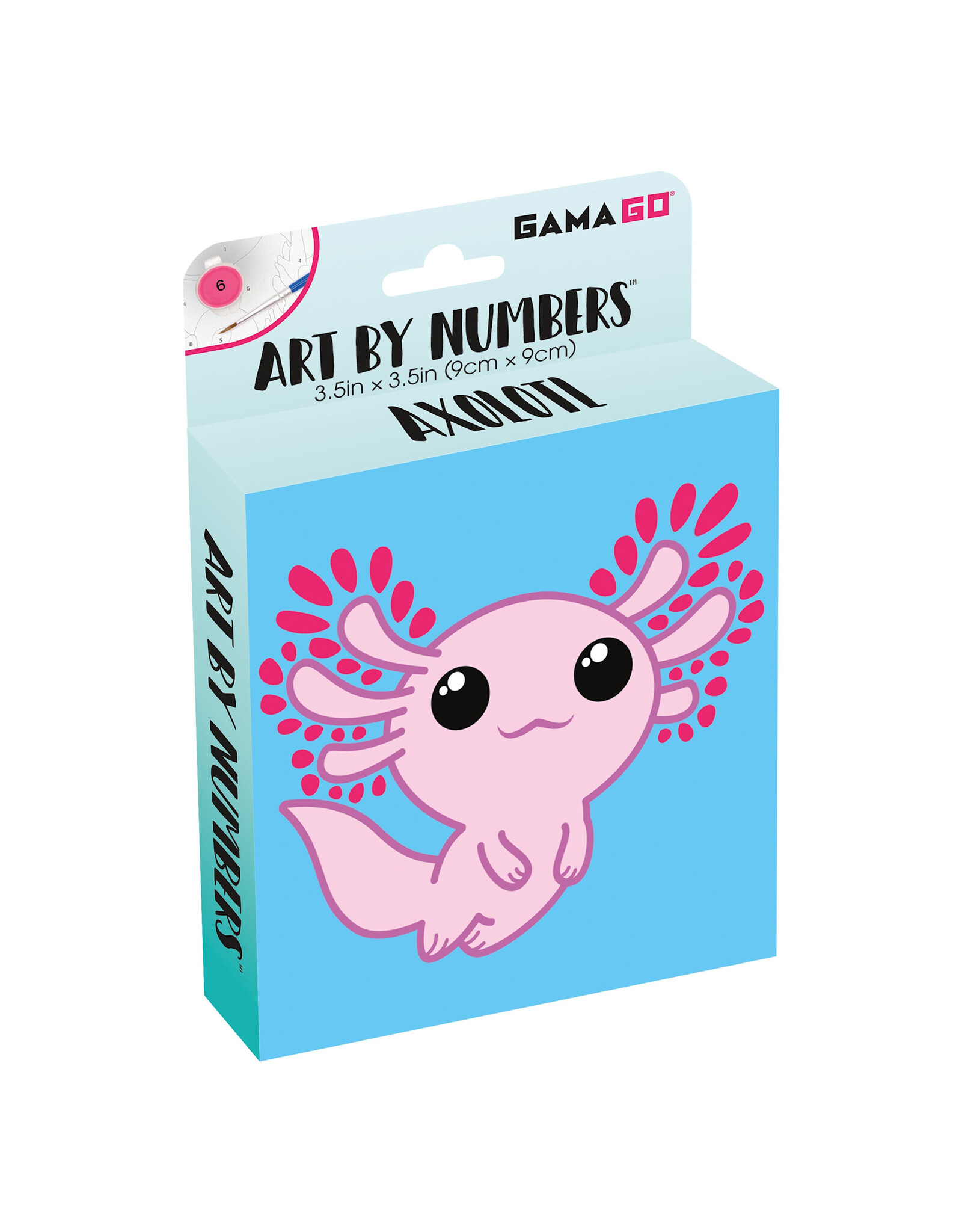 Axolotl Micro Art by Numbers