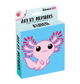 Axolotl Micro Art by Numbers