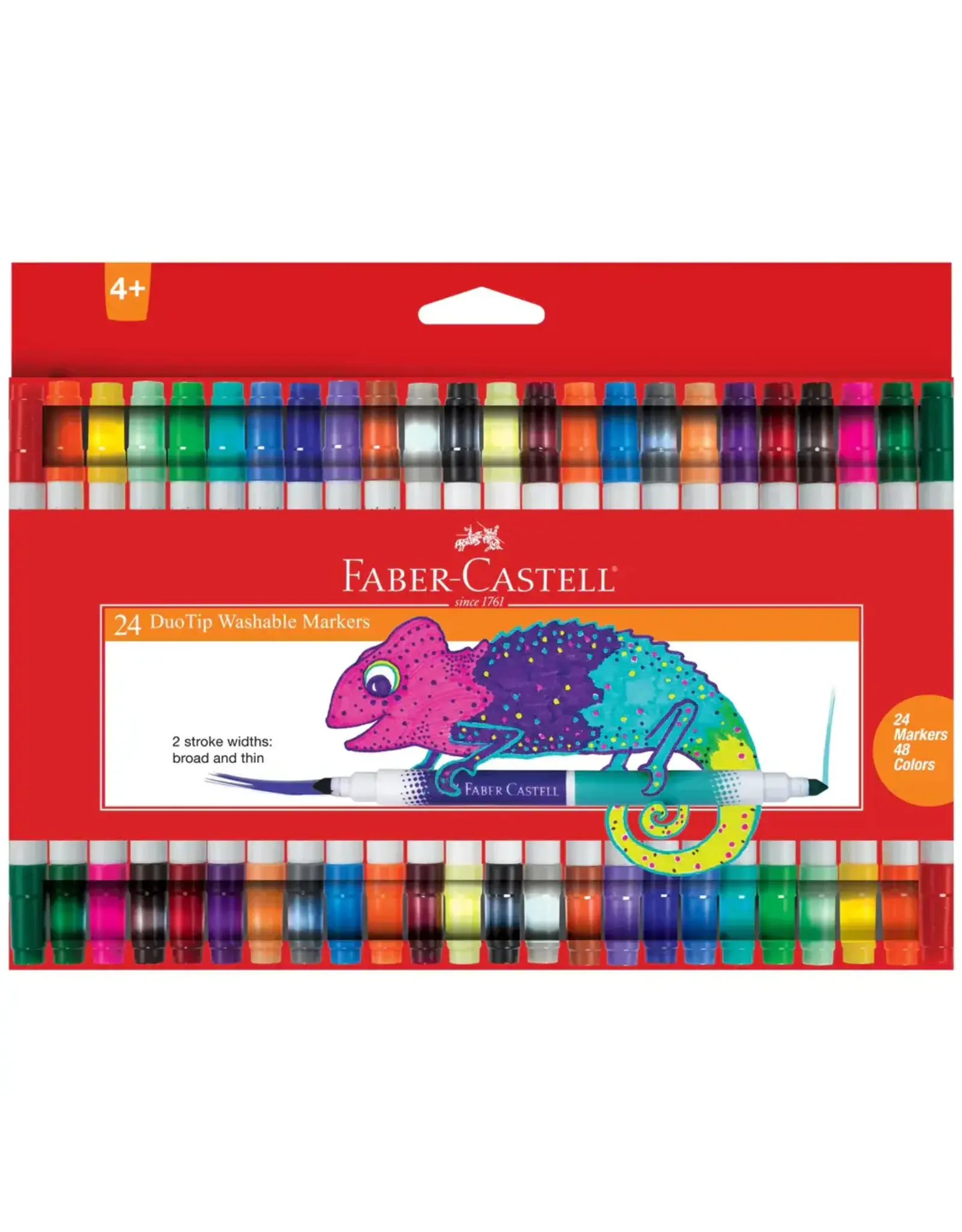 Faber Castell 24ct DuoTip Washable Markers