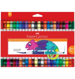 Faber Castell 24ct DuoTip Washable Markers