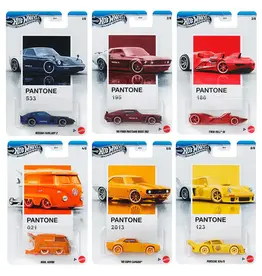 Mattel Hot Wheels Pantone Assorted