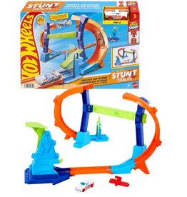 Mattel Hot Wheels Stunt Tracks - Corkscrew Jump Champion