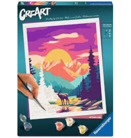 Ravensburger CreArt Paint By Number - National Park Poster