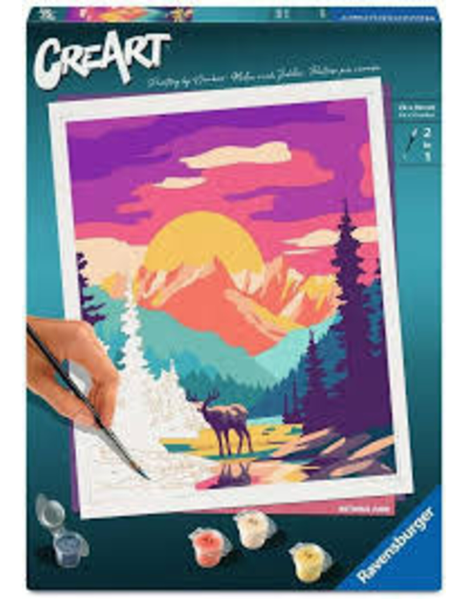 Ravensburger CreArt Paint By Number - National Park Poster