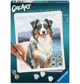 Ravensburger CreArt Paint By Number - Australian Shepherd