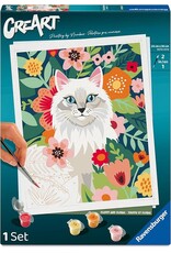 Ravensburger CreArt Paint By Number - Fluffy and Flora
