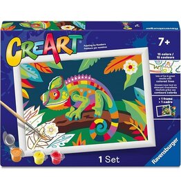 Ravensburger CreArt Paint By Number - Colorful Chameleon