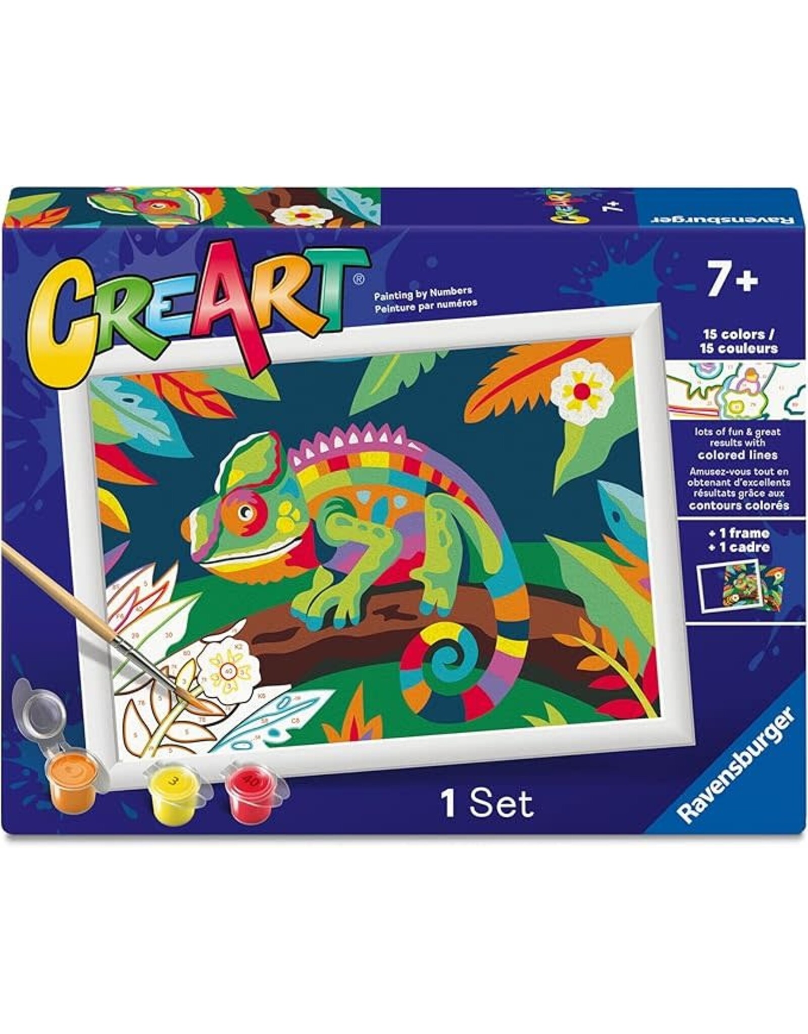 Ravensburger CreArt Paint By Number - Colorful Chameleon
